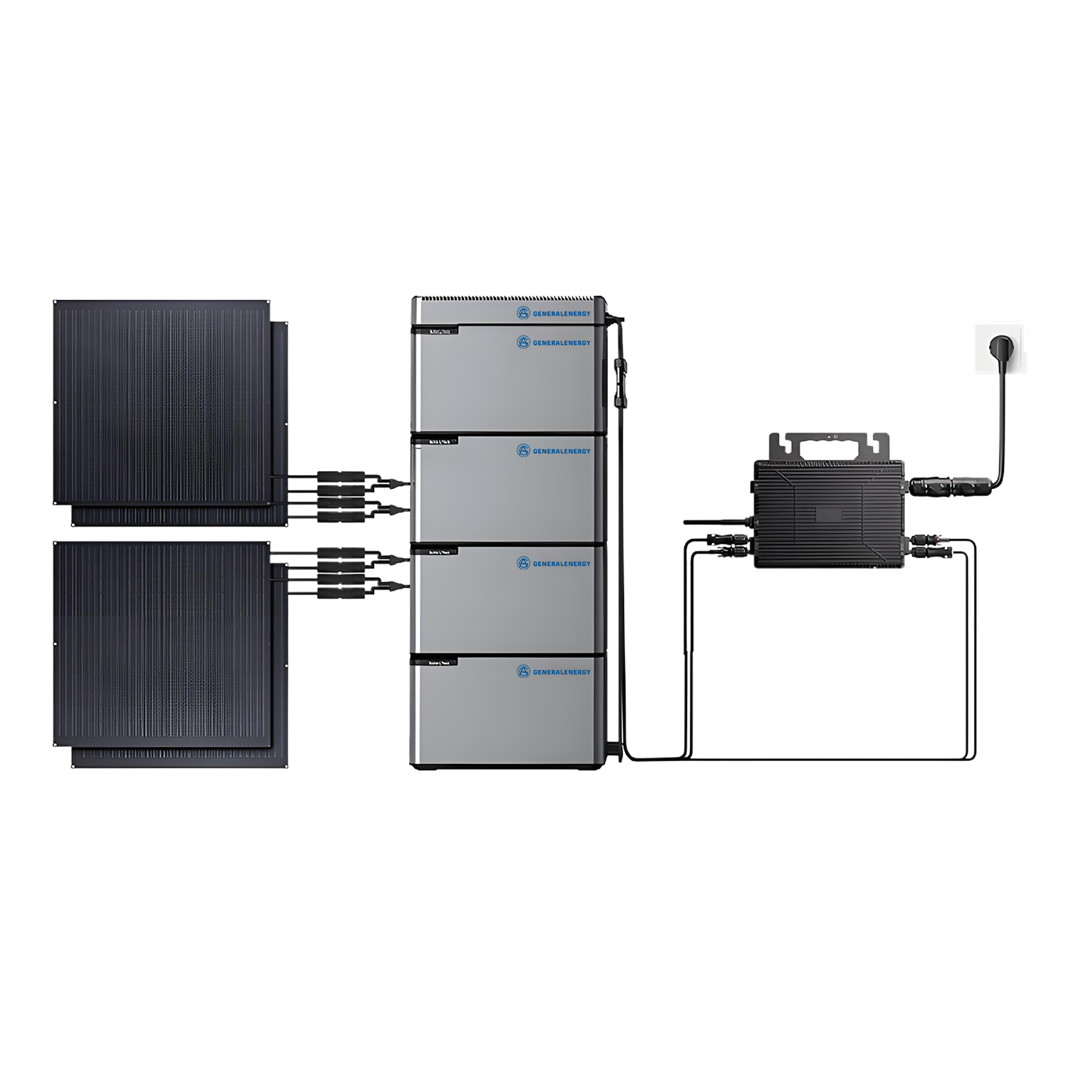 800W Easy Installation Balcony Solar System