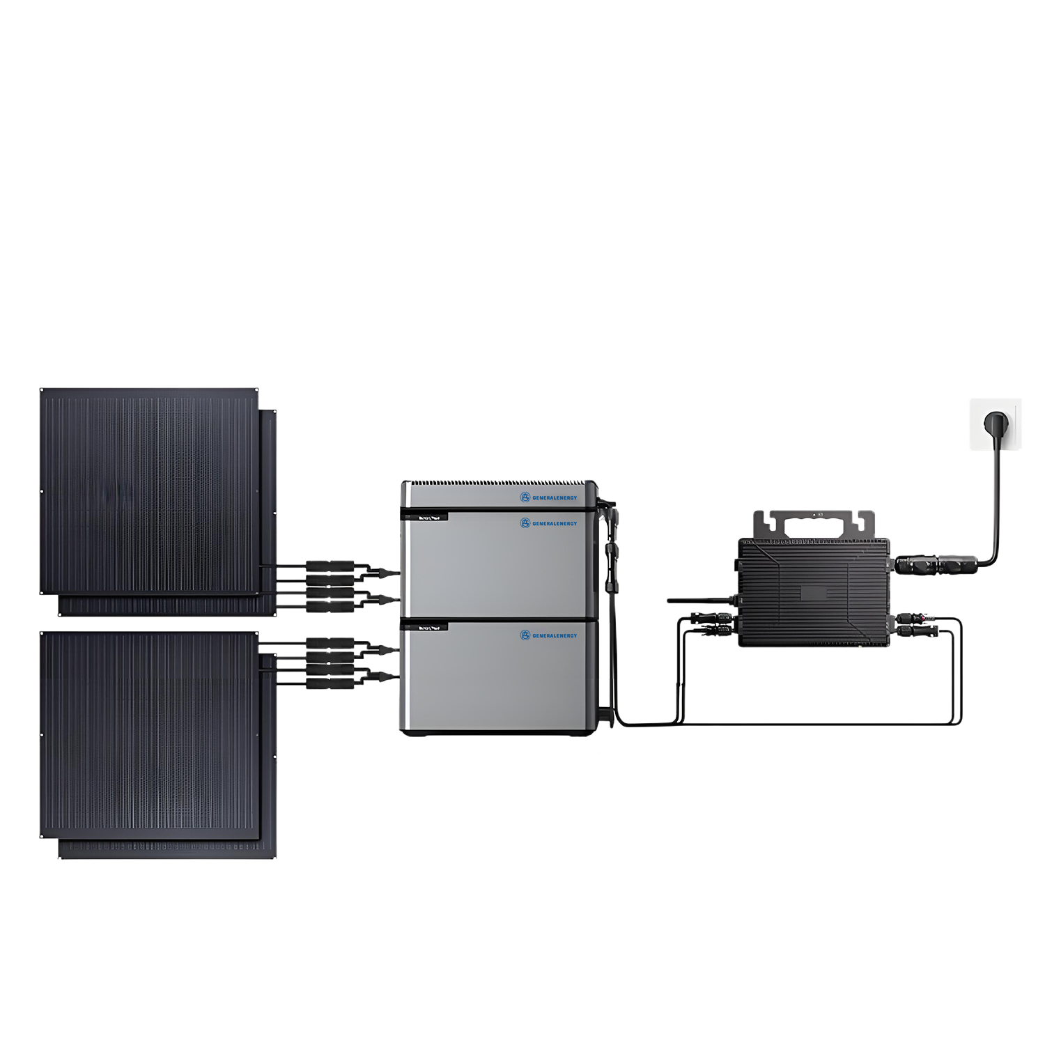 800W Easy Installation Balcony Solar System